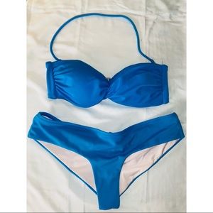 Blue bikini